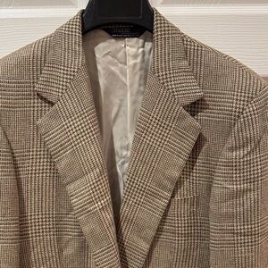 Polo by Ralph Lauren Beige Plaid Sport Coat